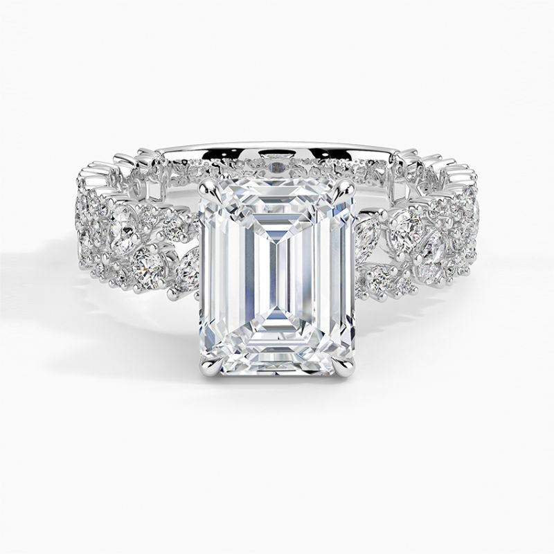 Luxury Moissanite Wedding Ring