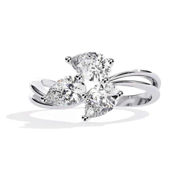 Modern Moissanite Solitaire Ring