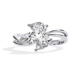 Modern Moissanite Solitaire Ring