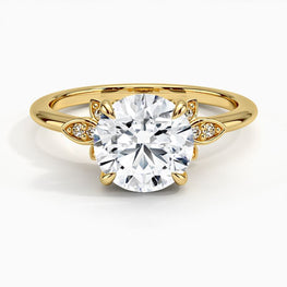 Elegant Moissanite Solitaire Personalized Ring