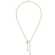 4.38 Ct Pandora initial necklace with alphabet charm pendant.