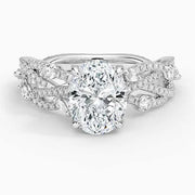 6.27 Ct Twisted  Engagement Ring- engagement engagement ring