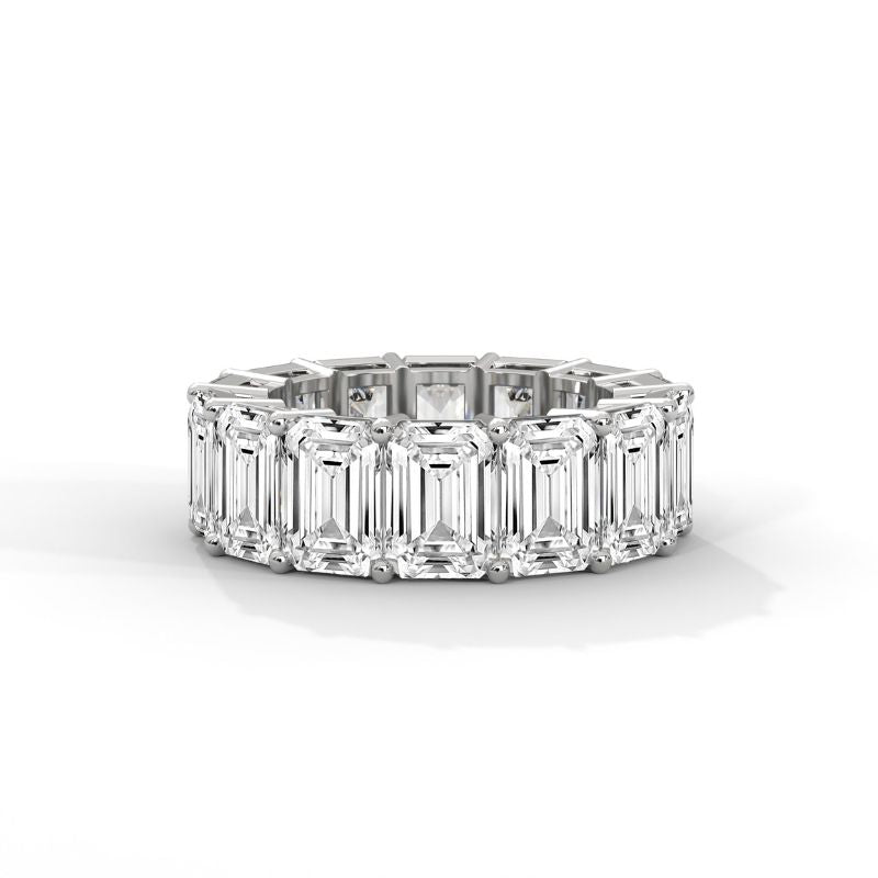 Eternity Moissanite Wedding Band Ring