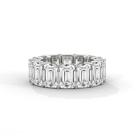 Eternity Moissanite Wedding Band Ring