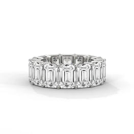 Eternity Moissanite Wedding Band Ring