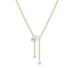 4.38 Ct Pandora initial necklace with alphabet charm pendant.