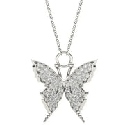 1.94 Ct Gold shell necklace pendant shaped like a seashell.