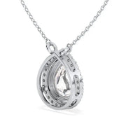 3.69 Ct Gold rosary necklace with beads and cross pendant.