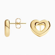 Heart Golden Shaped Diamond For Custom Jewerlly . 