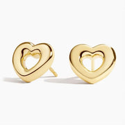 Heart Golden Shaped Diamond For Custom Jewerlly . 