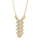 2.24 Ct Gold crucifix necklace for men with Jesus pendant.