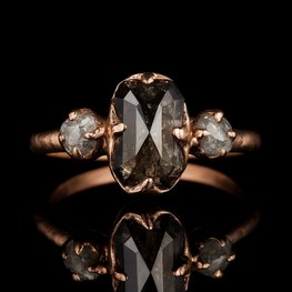 Natural & Rough Diamond Elegant Wedding Ring