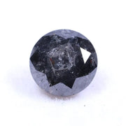 0.83 Ct Natural Salt and Pepper Diamond, Round Rose Cut Rustic Diamond, Loose Diamond for Engagement Ring, Rare Conflict Free Stone