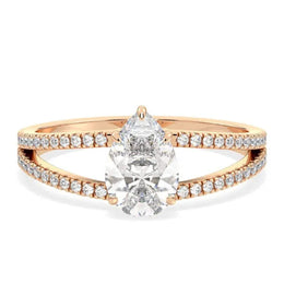 Beautiful wedding ring close-up showing premium craftsmanship and sparkle.