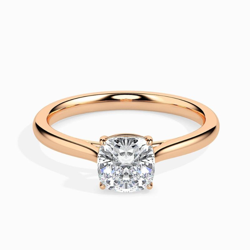 2ct Cushion Moissanite Diamond Dream Solitaire Ring