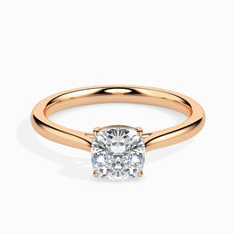 2ct Cushion Moissanite Diamond Dream Solitaire Ring