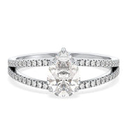 Beautiful wedding ring close-up showing premium craftsmanship and sparkle.