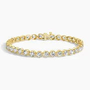 4.95 Ct Lab created diamond tennis bracelet with sustainable lab diamonds.