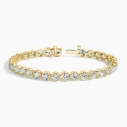 4.95 Ct Lab created diamond tennis bracelet with sustainable lab diamonds.