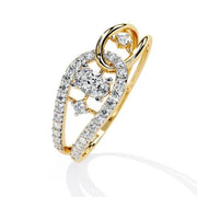 3.41 Ct Glam Look Pavé Affordable Ring - Anniversary Diamond Ring