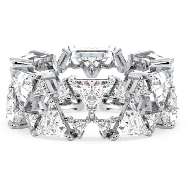 Stackable Moissanite Rich Look Modern Ring