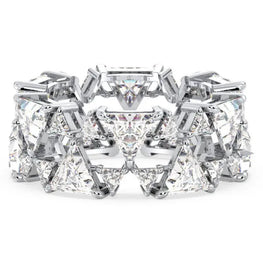 Stackable Moissanite Rich Look Modern Ring