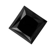 4.06 Ct fancy natural black princess cut diamond loose real black diamond, buy loose diamonds, raw diamonds, rough diamonds, gia certified diamonds.