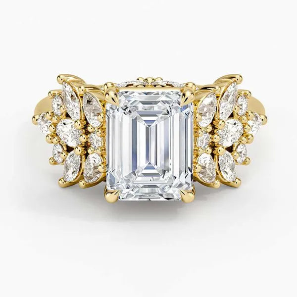Elegant Moissanite Modern Ring
