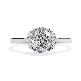 Classic Solitaire Moissanite Anniversary Ring