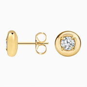 1.33 Ct Round Cut Gold Plated Diamond Ring Use For Jewerlly 