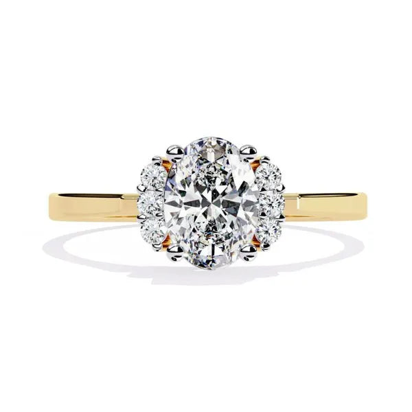 Classic Solitaire Moissanite Anniversary Ring