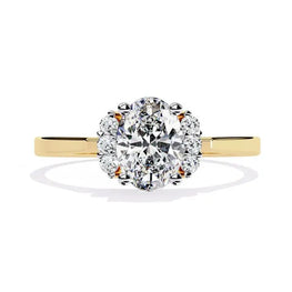 Classic Solitaire Moissanite Anniversary Ring