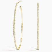 1.33 Ct Round Cut Gold Plated Diamond Earrings Unique For Jewerlly. 