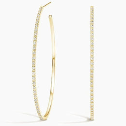 1.33 Ct Round Cut Gold Plated Diamond Earrings Unique For Jewerlly. 