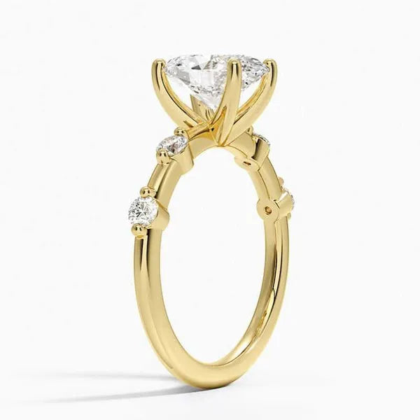 Elegant Moissanite Solitaire Ring
