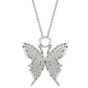 1.94 Ct Gold shell necklace pendant shaped like a seashell.