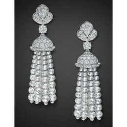 21.89 Ct Round Cut Diamond Unique Design Modern Earrrings Engagement Diamond Earrings Use For Jewerly 