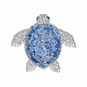 5.00 Ct Deco Art Oval & Round Diamond Cut 14K Gold Diamond Pendle Lab Grown Diamond Use For Jewerly Blue Oval Cut Diamond 