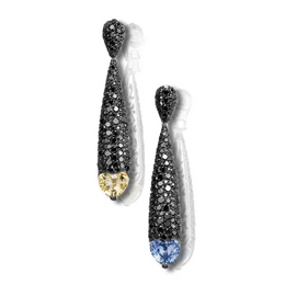 4.00 Ct Black Diamond Lab Created Diamond Engagement Earrings 14K Gold Diamond Earrings Use For Jewerly 