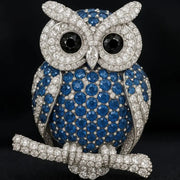 4.98 Ct Blue White & Black Colored Diamond Round Cut Diamond Use For Jewerly Unique Modern Shape Birds 