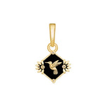 womens pendant necklace with butterfly pendant necklace charm and sparkling gemstone pendant accents.
