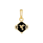 womens pendant necklace with butterfly pendant necklace charm and sparkling gemstone pendant accents.