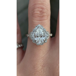 Dainty engagement rings with delicate diamond elegance and refined beauty