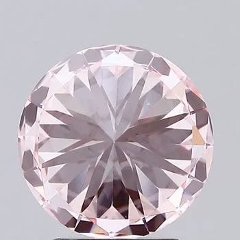Round Shape Lab Created Intense Pink Diamond