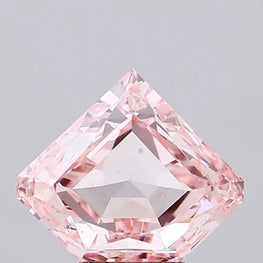 0.50 Carat Antique Step Cut Intense Pink Color Lab-Grown Diamond For Gift