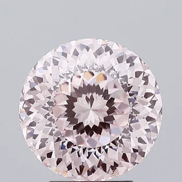 0.70 ct Round Portugal Cut Lab-grown Diamond | Fancy Intense Pink Color VS1 Clarity | Conflict free diamond