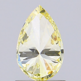 0.99 Carat Pear Shape Diamond | VVS2 Clarity Lab Grown Diamond | Yellow Color Diamond - Jay Amar Gems