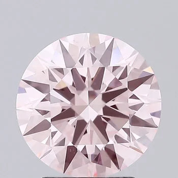 Round Shape Lab Created Intense Pink Diamond