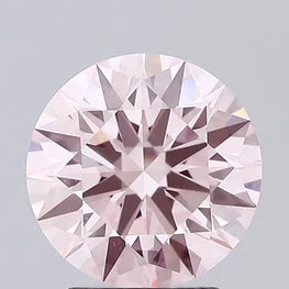Round Shape Lab Created Intense Pink Diamond