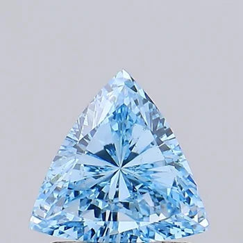0.84 Carat Trilliant Cut Lab Grown Diamond | Blue Color VS2 Clarity Fancy Cut Lab Created Diamond For Personalized Ring